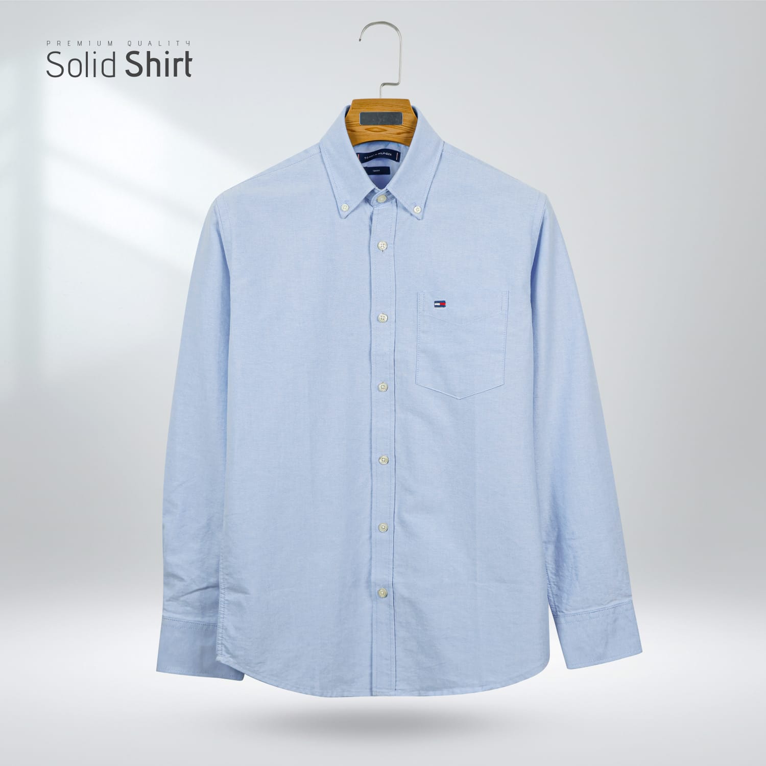 Sky Blue Premium Men's Oxford Cotton Shirt